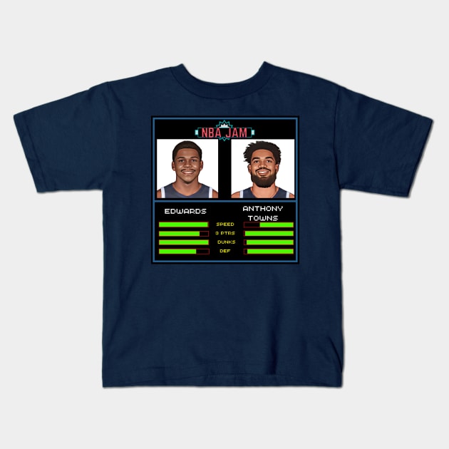 Ant-Man & Kat - NBA Jam Edition Kids T-Shirt by M.I.M.P.